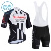 Kind Fietskleding (Fietsshirt + Korte Koersbroek) 2026 Sunweb - Wit Kind Fietskleding (Fietsshirt + Korte Koersbroek) 2026 Sunweb - Wit