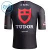 Kind Fietskleding (Fietsshirt + Korte Koersbroek) 2026 Tudor Pro Cycling Team - Zwart