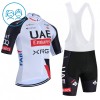 Kind Fietskleding (Fietsshirt + Korte Koersbroek) 2026 UAE TEAM EMIRATES XRG - Wit Kind Fietskleding (Fietsshirt + Korte Koersbroek) 2026 UAE TEAM EMIRATES XRG - Wit