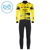 Kind Fietskleding (Fietsshirt Lange Mouw + Lange Koersbroek) 2025 Visma Lease A Bike - Geel Kind Fietskleding (Fietsshirt Lange Mouw + Lange Koersbroek) 2025 Visma Lease A Bike - Geel