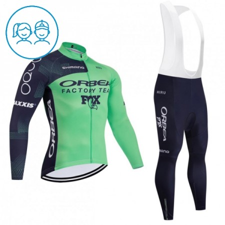 Kind Fietskleding (Fietsshirt Lange Mouw + Lange Koersbroek) 2026 Orbea Factory - Groente Kind Fietskleding (Fietsshirt Lange Mouw + Lange Koersbroek) 2026 Orbea Factory - Groente