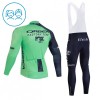 Kind Fietskleding (Fietsshirt Lange Mouw + Lange Koersbroek) 2026 Orbea Factory - Groente
