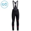 Kind Fietskleding (Fietsshirt Lange Mouw + Lange Koersbroek) 2026 Tudor Pro Cycling Team - Zwart