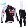 Kind Fietskleding (Fietsshirt Lange Mouw + Lange Koersbroek) 2026 UAE TEAM EMIRATES XRG - Zwart Kind Fietskleding (Fietsshirt Lange Mouw + Lange Koersbroek) 2026 UAE TEAM EMIRATES XRG - Zwart