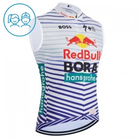 Kind Fietsvest 2026 BORA-Hansgrohe Bull - Rood - Wit