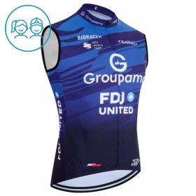 Kind Fietsvest 2026 Groupama-FDJ - Blauw