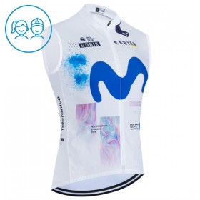 Kind Fietsvest 2026 Movistar Team - Wit