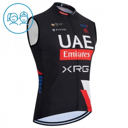 Kind Fietsvest 2026 UAE TEAM EMIRATES XRG - Zwart Kind Fietsvest 2026 UAE TEAM EMIRATES XRG - Zwart