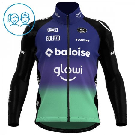 Kind Wielershirt 2025 Baloise Glowi Lions Lange Mouw - Groente Kind Wielershirt 2025 Baloise Glowi Lions Lange Mouw - Groente