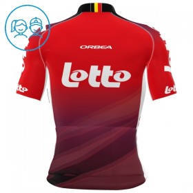 Kind Wielershirt 2025 Lotto - Rood