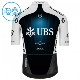 Kind Wielershirt 2025 Q36.5 Pro Cycling Team - Zwart