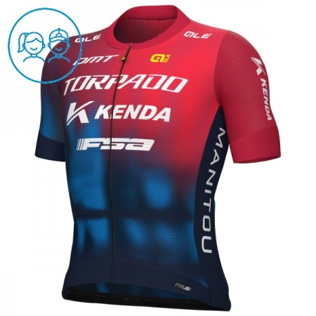 Kind Wielershirt 2025 Torpado Kenda Factory - Rood Kind Wielershirt 2025 Torpado Kenda Factory - Rood