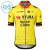 Kind Wielershirt 2025 Visma Lease A Bike Belgisch Kampioenschap - Geel Kind Wielershirt 2025 Visma Lease A Bike Belgisch Kampioenschap - Geel