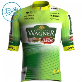 Kind Wielershirt 2025 Wagner Bazin WB - Groente