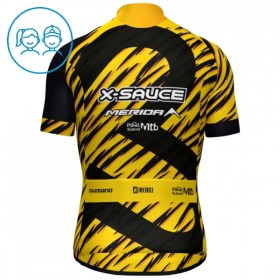 Kind Wielershirt 2025 X-Sauce Factory Team - Zwart