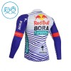 Kind Wielershirt 2026 BORA-Hansgrohe Bull Lange Mouw - Rood - Wit