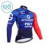 Kind Wielershirt 2026 Groupama-FDJ Lange Mouw - Blauw Kind Wielershirt 2026 Groupama-FDJ Lange Mouw - Blauw
