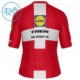 Kind Wielershirt 2026 Lidl-Trek Danish Champion - Rood