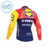Kind Wielershirt 2026 Lidl-Trek Lange Mouw - Blauw