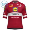 Kind Wielershirt 2026 Lidl-Trek Latvian Champion - Rood Kind Wielershirt 2026 Lidl-Trek Latvian Champion - Rood