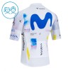 Kind Wielershirt 2026 Movistar Team - Wit