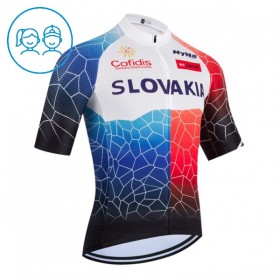 Kind Wielershirt 2026 Slovakia - Wit