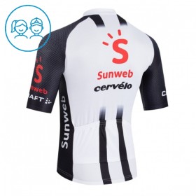 Kind Wielershirt 2026 Sunweb - Wit