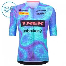 Kind Wielershirt 2026 Trek Factory Racing - Blauw