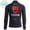 Kind Wielershirt 2026 Tudor Pro Cycling Team Lange Mouw - Zwart