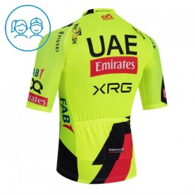 Kind Wielershirt 2026 UAE TEAM EMIRATES XRG - Geel