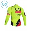 Kind Wielershirt 2026 UAE TEAM EMIRATES XRG Lange Mouw - Geel