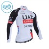Kind Wielershirt 2026 UAE TEAM EMIRATES XRG Lange Mouw - Wit Kind Wielershirt 2026 UAE TEAM EMIRATES XRG Lange Mouw - Wit