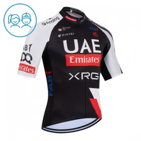 Kind Wielershirt 2026 UAE TEAM EMIRATES XRG - Zwart
