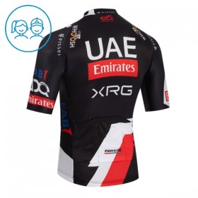 Kind Wielershirt 2026 UAE TEAM EMIRATES XRG - Zwart