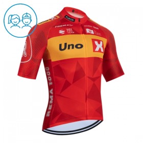 Kind Wielershirt 2026 Uno-X Mobility - Rood