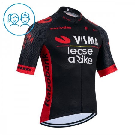 Kind Wielershirt 2026 Visma Lease A Bike - Zwart