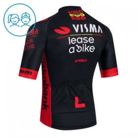 Kind Wielershirt 2026 Visma Lease A Bike - Zwart