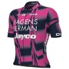 Wielershirt 2025 Hagens Berman Jayco - Roze Wielershirt 2025 Hagens Berman Jayco - Roze