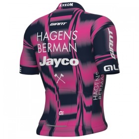 Wielershirt 2025 Hagens Berman Jayco - Roze