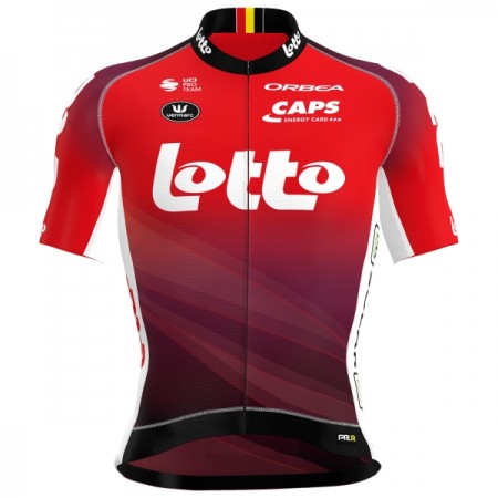 Wielershirt 2025 Lotto - Rood Wielershirt 2025 Lotto - Rood