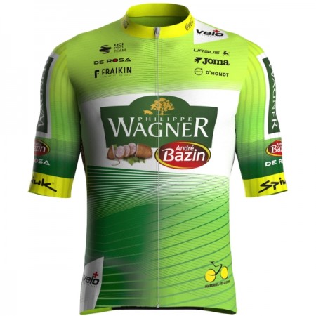 Wielershirt 2025 Wagner Bazin WB - Groente Wielershirt 2025 Wagner Bazin WB - Groente