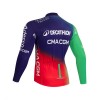 Wielershirt 2026 Decathlon CMA CGM Lange Mouw - Blauw