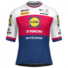 Wielershirt 2026 Lidl-Trek Czech Champion - Blauw