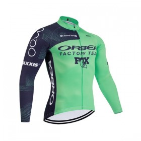 Wielershirt 2026 Orbea Factory Lange Mouw - Groente