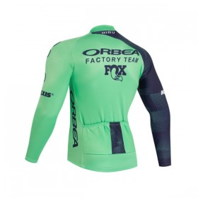 Wielershirt 2026 Orbea Factory Lange Mouw - Groente