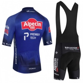 Fietskleding (Fietsshirt + Korte Koersbroek) 2026 Alpecin Premier Tech - Blauw
