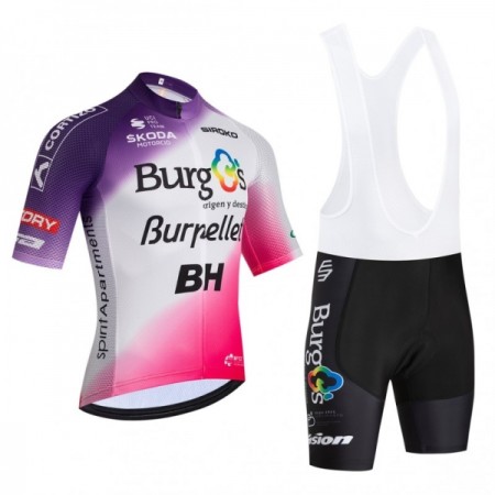 Fietskleding (Fietsshirt + Korte Koersbroek) 2026 Burgos Burpellet BH - Rood Fietskleding (Fietsshirt + Korte Koersbroek) 2026 Burgos Burpellet BH - Rood