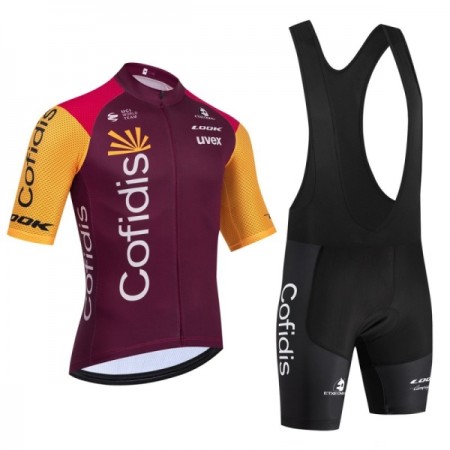 Fietskleding (Fietsshirt + Korte Koersbroek) 2026 Cofidis - Rood Fietskleding (Fietsshirt + Korte Koersbroek) 2026 Cofidis - Rood