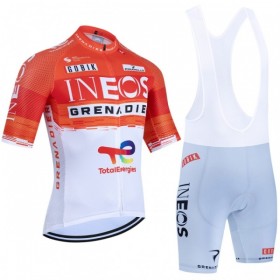 Fietskleding (Fietsshirt + Korte Koersbroek) 2026 INEOS Grenadiers - Rood