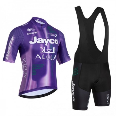 Fietskleding (Fietsshirt + Korte Koersbroek) 2026 Jayco Alula Purple Version